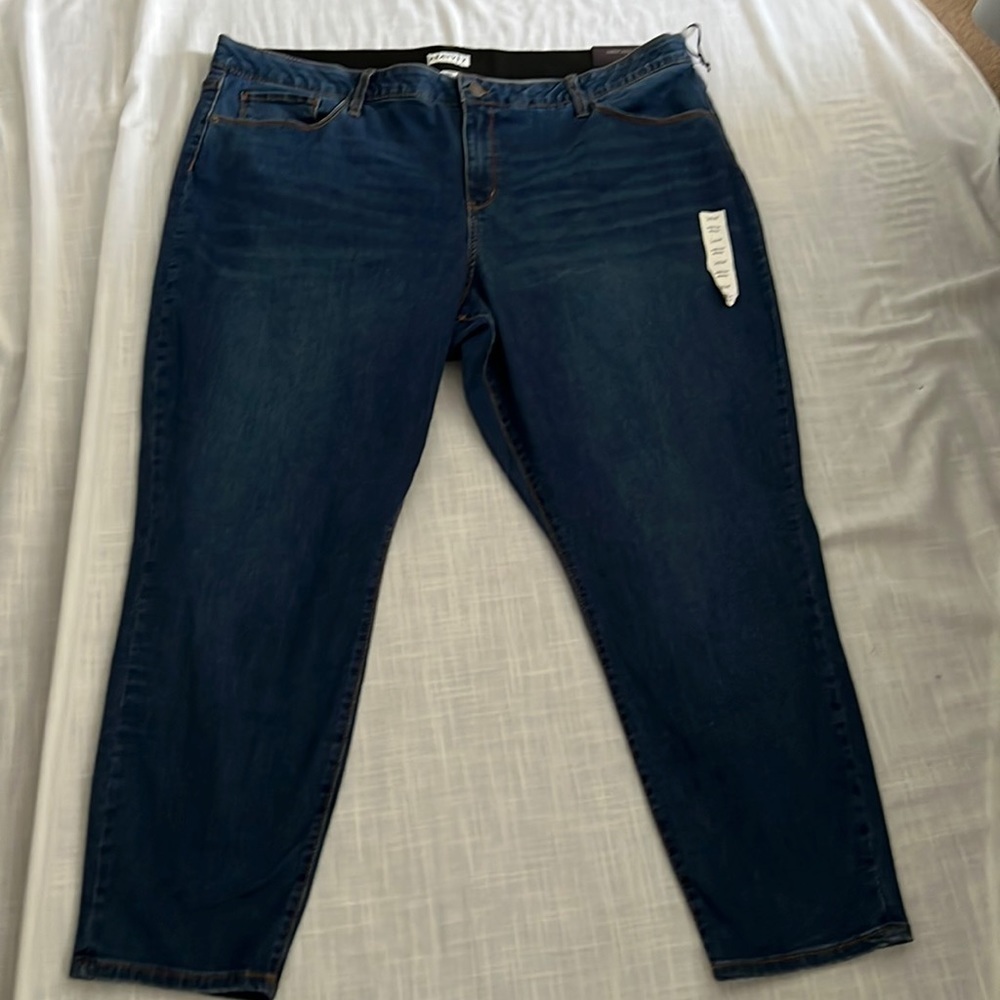 NWT AVA & VIV Mid Rise Skinny Jean Size 26W